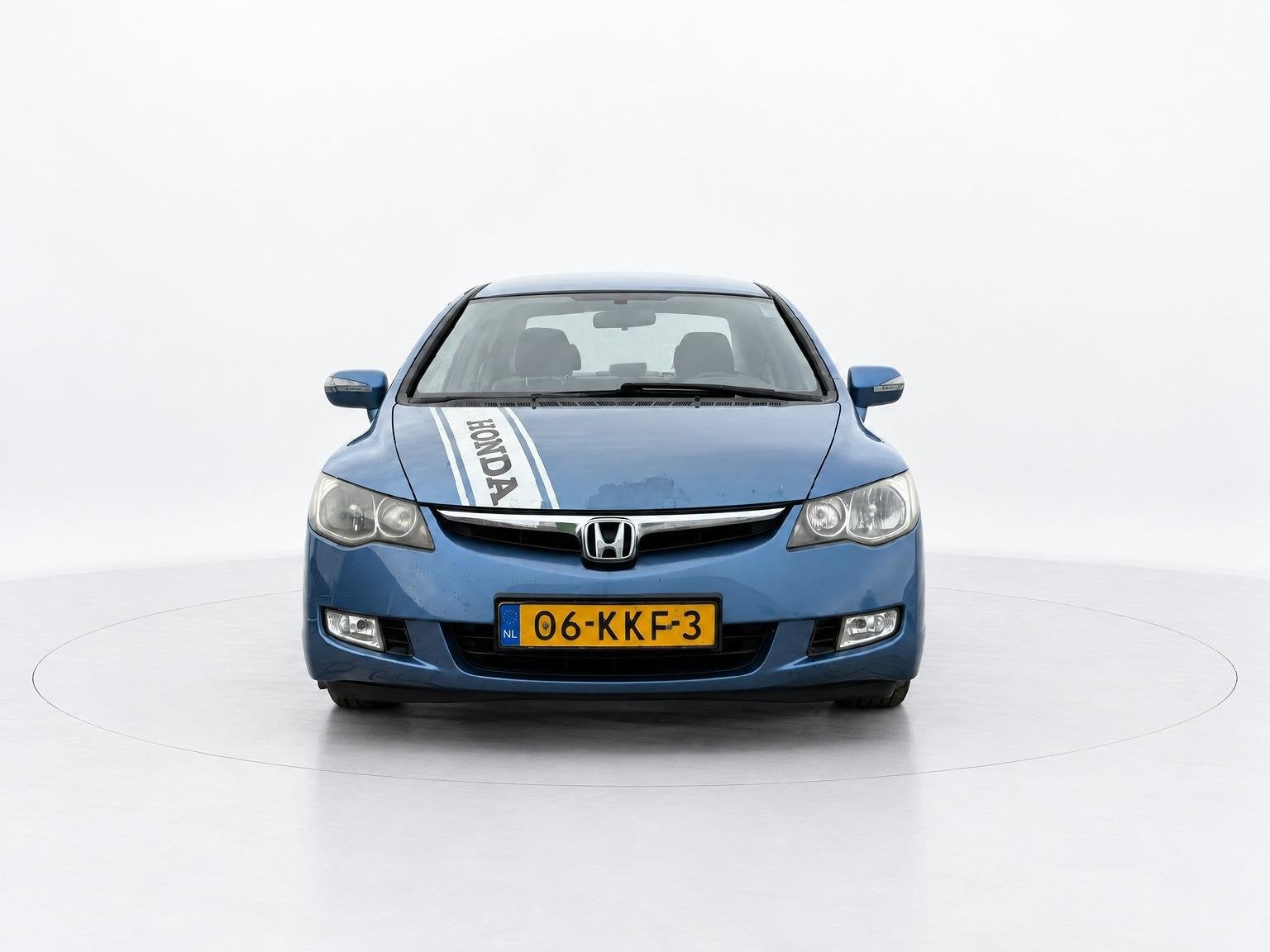 Honda Civic 1.3 Hybrid STOELVERWARIMG - AUTOMAAT, Auto's, Stof, Gebruikt, 4 cilinders, Blauw