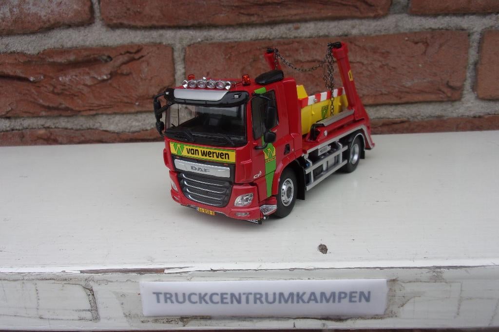 Tekno  Daf  CF  Portaal  wagen  van  van  Werven., Hobby en Vrije tijd, Ophalen of Verzenden, Nieuw, Bus of Vrachtwagen, Tekno