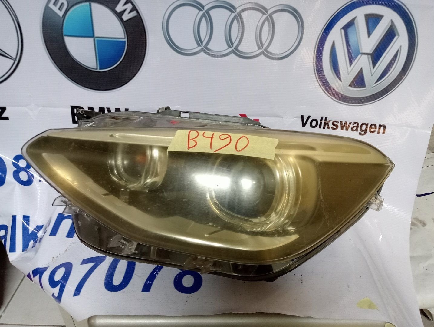 BMW F20 XENON KOPLAMP LINKS ORIGINEEL 7229677, Gebruikt, -, -, Ophalen of Verzenden