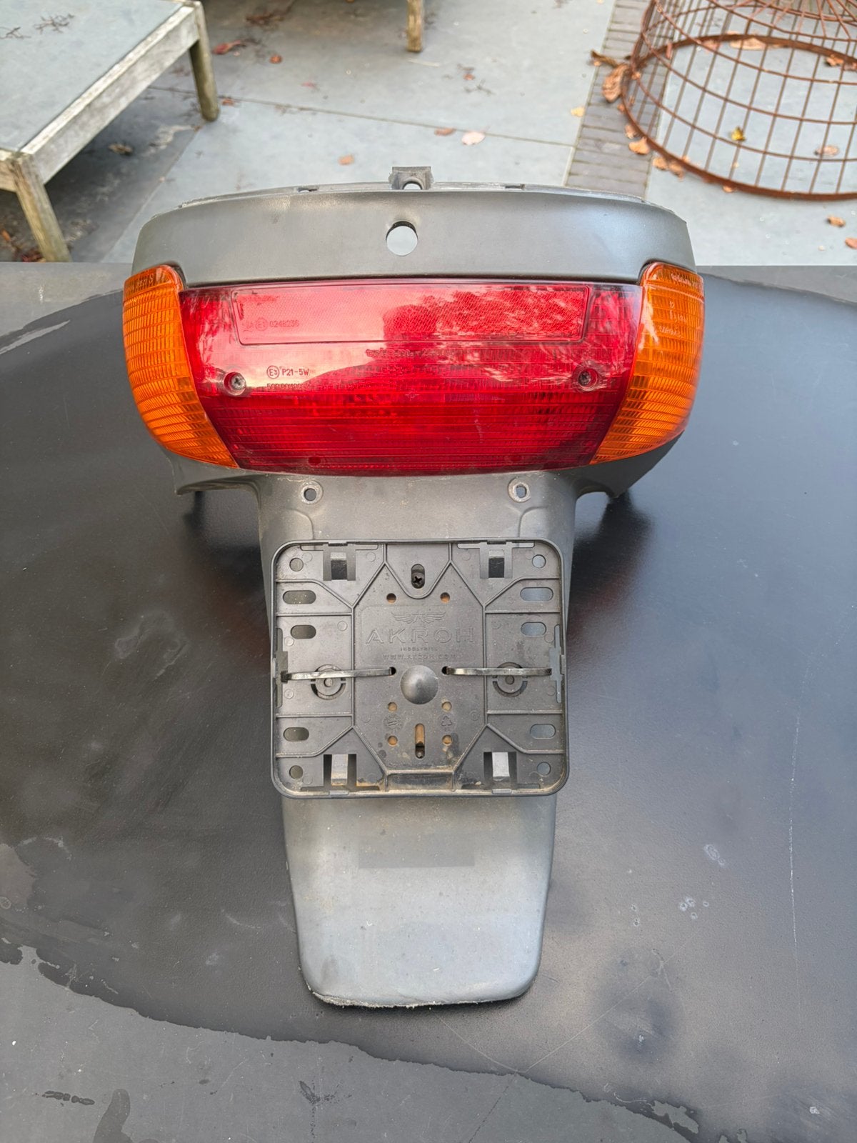 Zip type 1 2 3 fastrider achterlicht en spatbord, Ophalen of Verzenden, Gebruikt, Koplamp, Piaggio