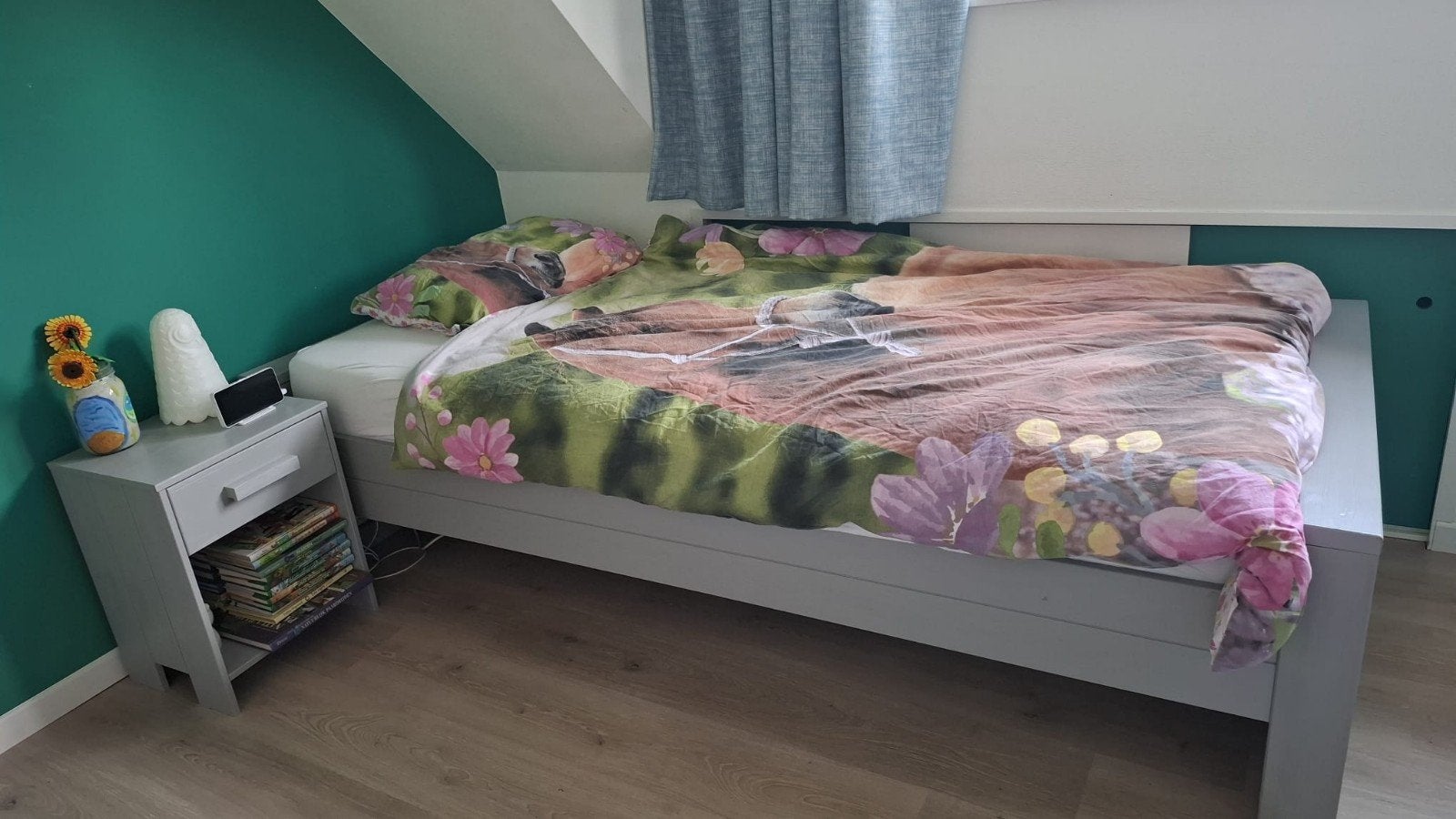 Woood dennis bed 90x200 - Zo goed als nieuw, Ophalen, 90 cm, Eenpersoons, Zo goed als nieuw