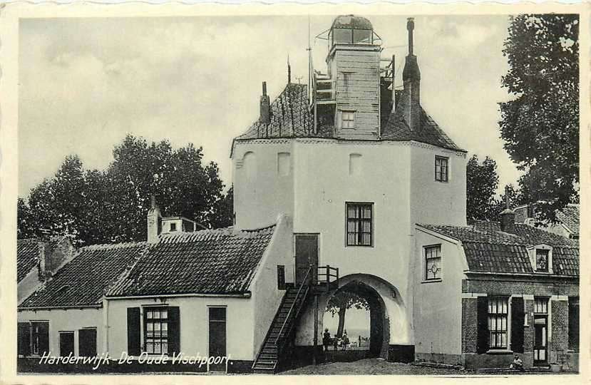 380-827-009 Harderwijk De Oude Vischpoort, Verzenden, Voor 1920, Gelderland