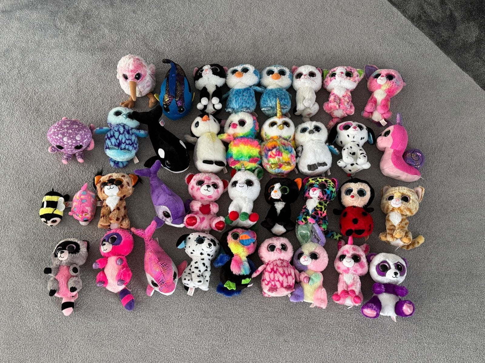 Grote collectie Ty Beanie Boo's - Diverse maten en dieren, Overige typen, Ophalen of Verzenden, Middelgroot (20 tot 80 cm), Meerkleurig