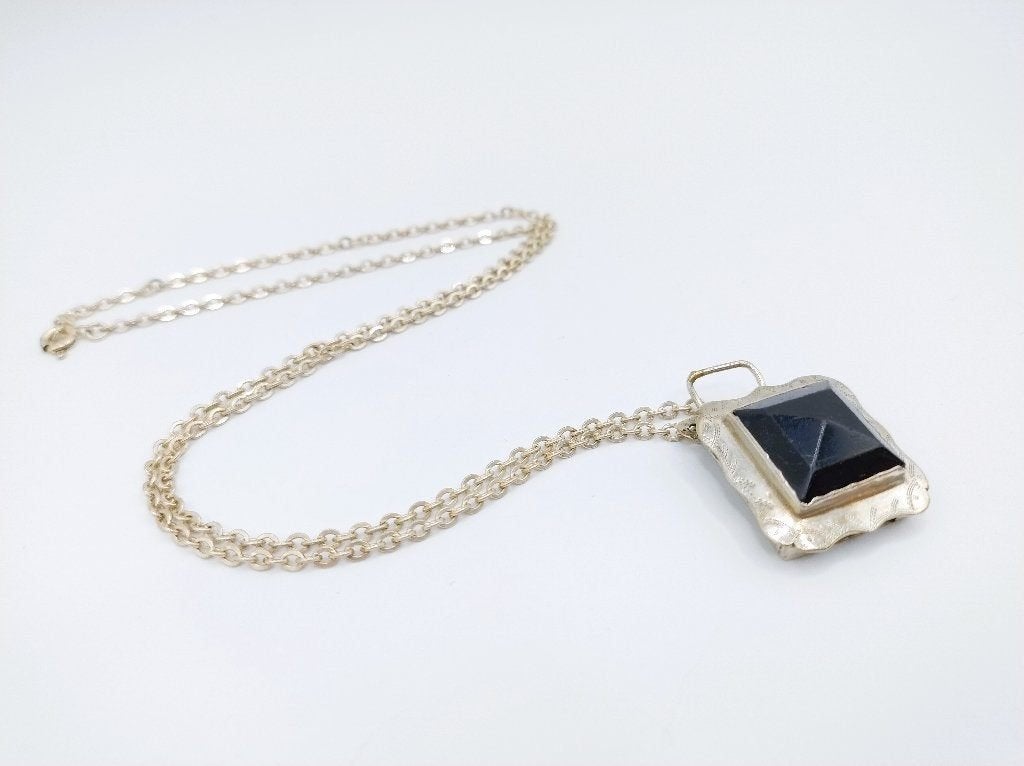 Zilveren ketting met slothanger, J. de Haas, Kampen, 1900, Info@zilverwebsite.nl, Verzenden, Zo goed als nieuw, Zilverwebsite.nl