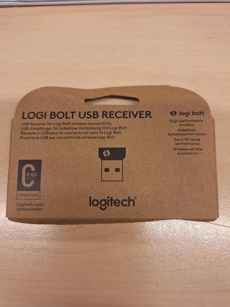 Logi Bolt USB Receiver Logitech - Draadloze Verbinding, Logitech, Overige typen, Nieuw, Ophalen of Verzenden