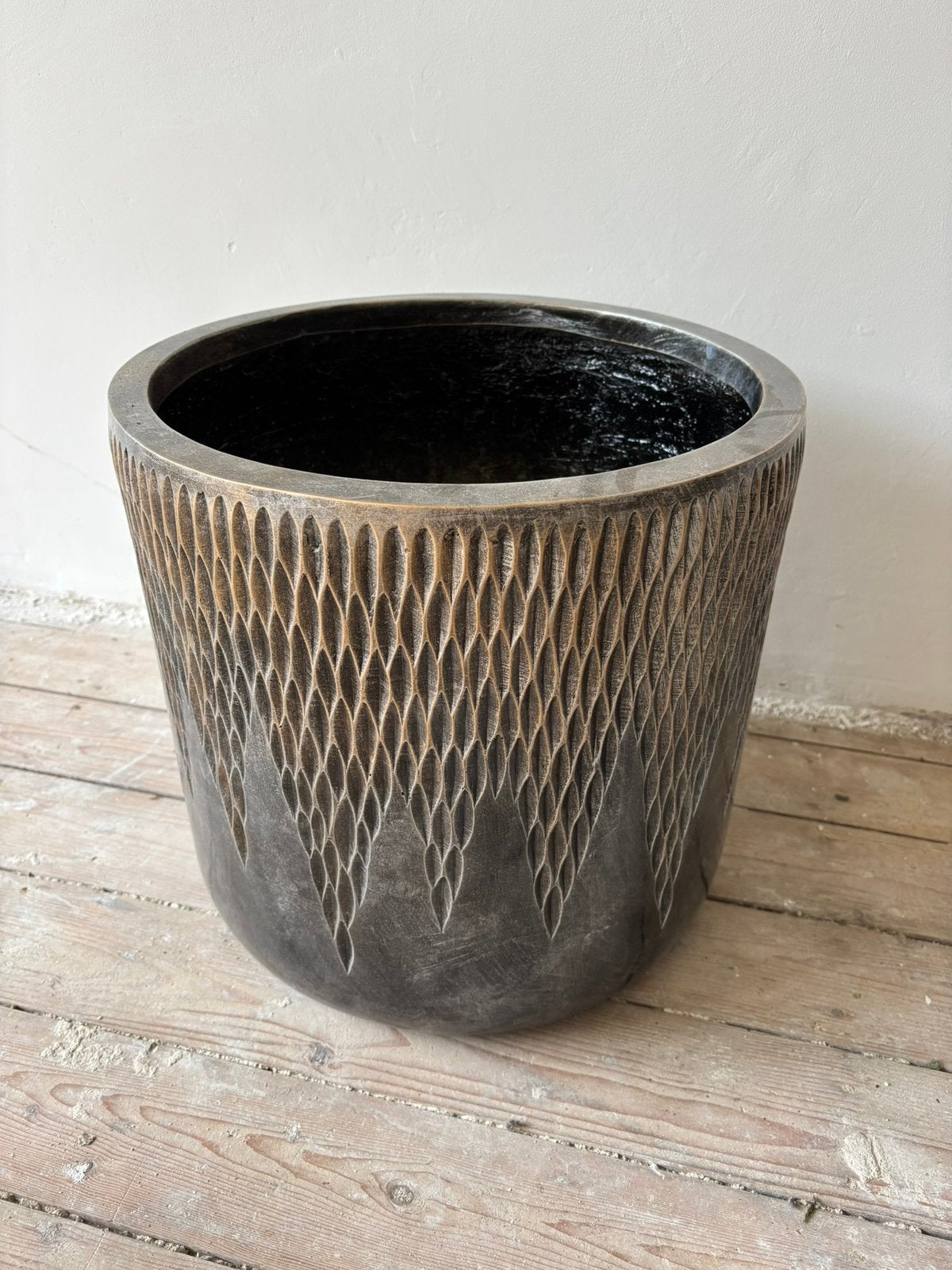 Handgewerkte Design Bloempot, 25 tot 40 cm, Rond, Nieuw, Ophalen of Verzenden