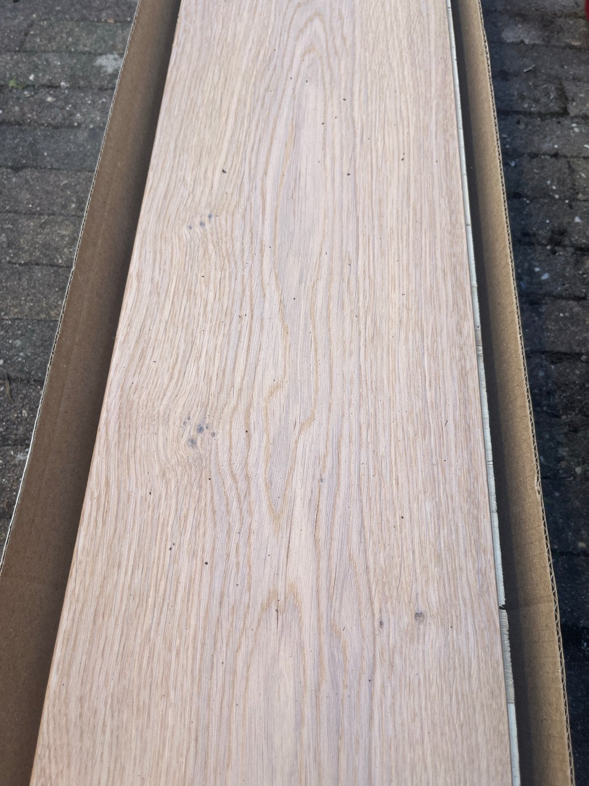 Europees Eiken 3-laags Parket - Wit Geolied - Nieuw, Doe-het-zelf en Verbouw, Vloerdelen en Plavuizen, Nieuw, 5 tot 10 m², 10 tot 30 cm