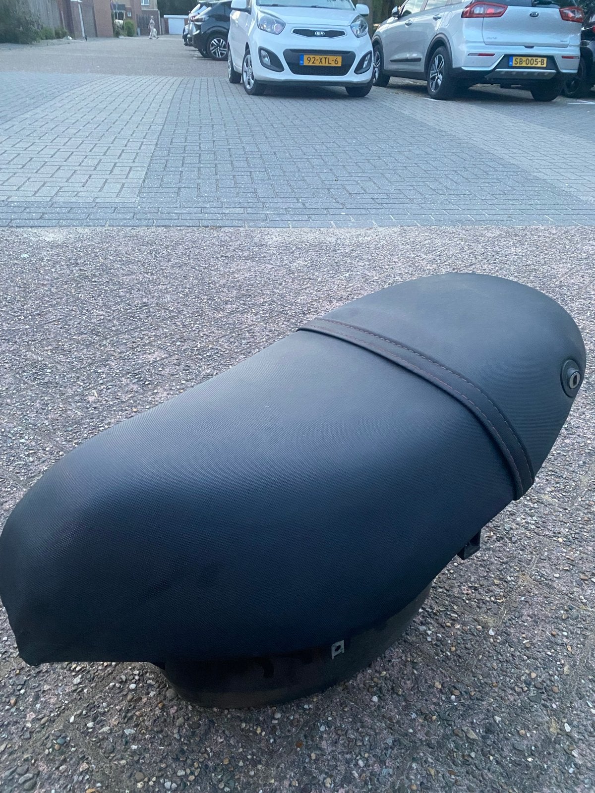 Piaggio Zip Zadel met Buddy - Comfortabel en Stijlvol, Ophalen of Verzenden, Gebruikt, Zadel, Piaggio