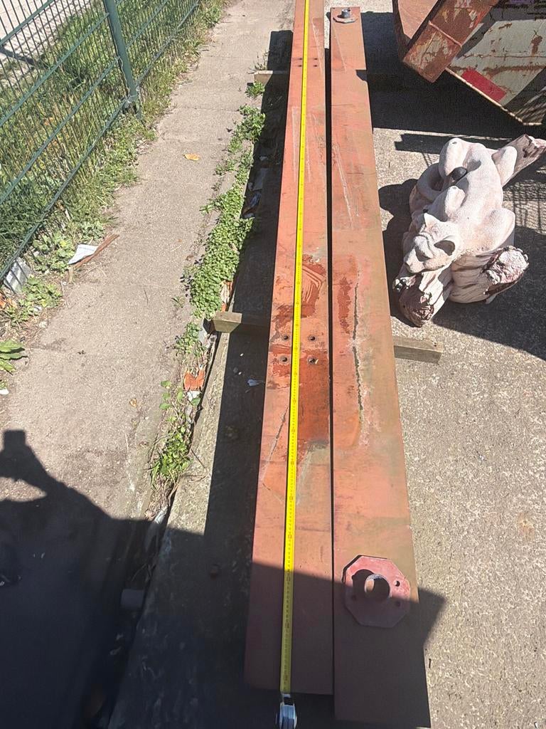 Stalen balken - 4.20 meter lang, 20 cm breed, Doe-het-zelf en Verbouw, Metalen, Ophalen of Verzenden, Gebruikt, IJzer