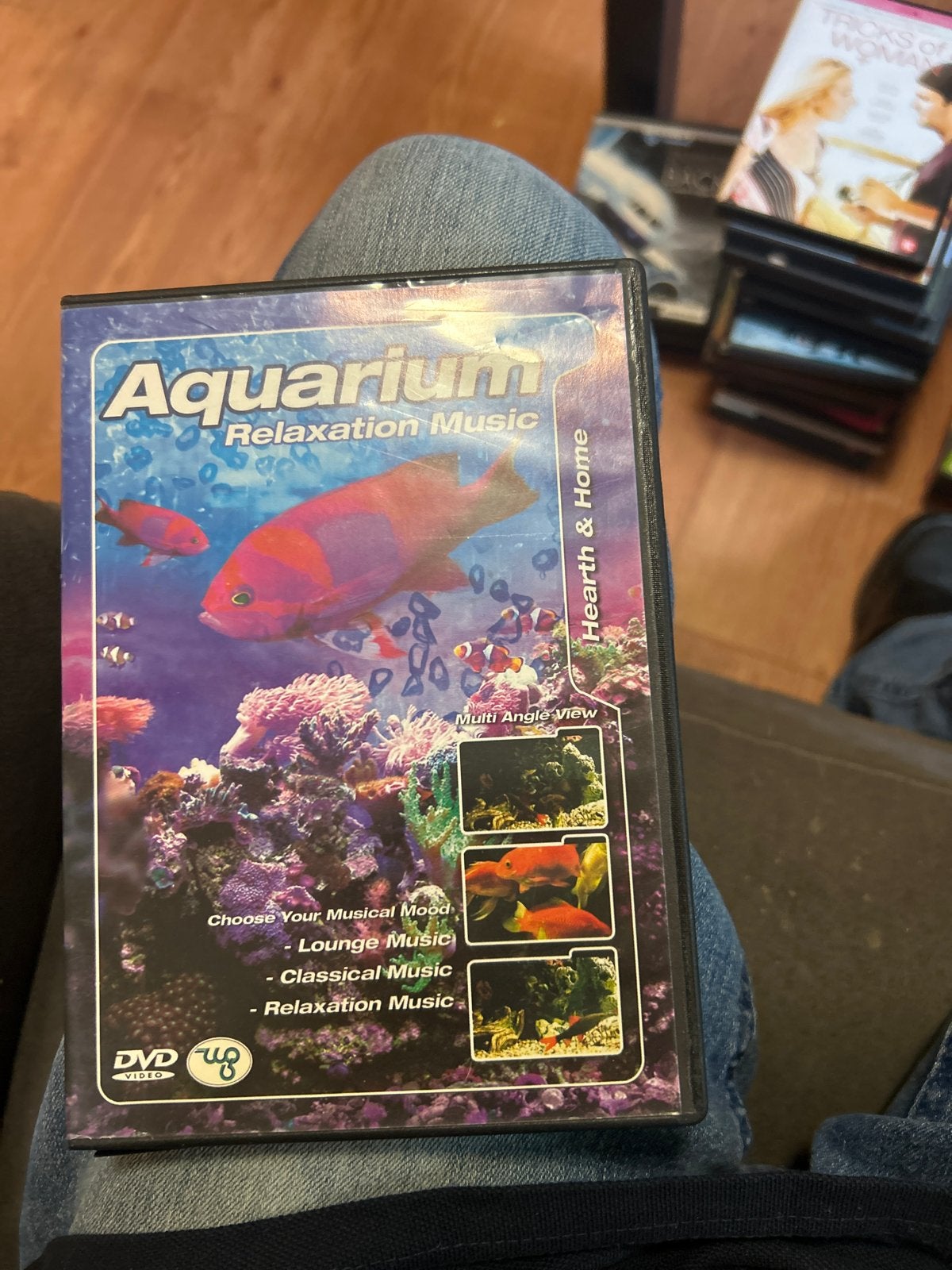 Aquarium Relaxatie Muziek DVD - Ontspanning voor Thuis, Alle leeftijden, Ophalen of Verzenden, Zo goed als nieuw, Inclusief doosje