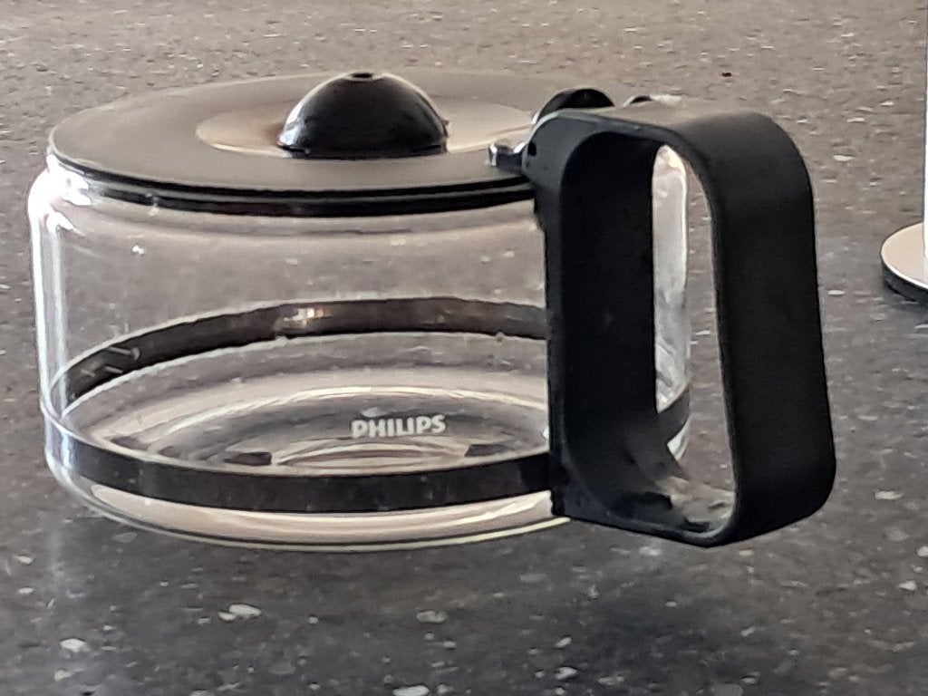 Glazen koffiepot Philips Cafe Gourmet, Witgoed en Apparatuur, Koffiezetapparaten, 10 kopjes of meer, Ophalen, Gebruikt, Koffiemachine