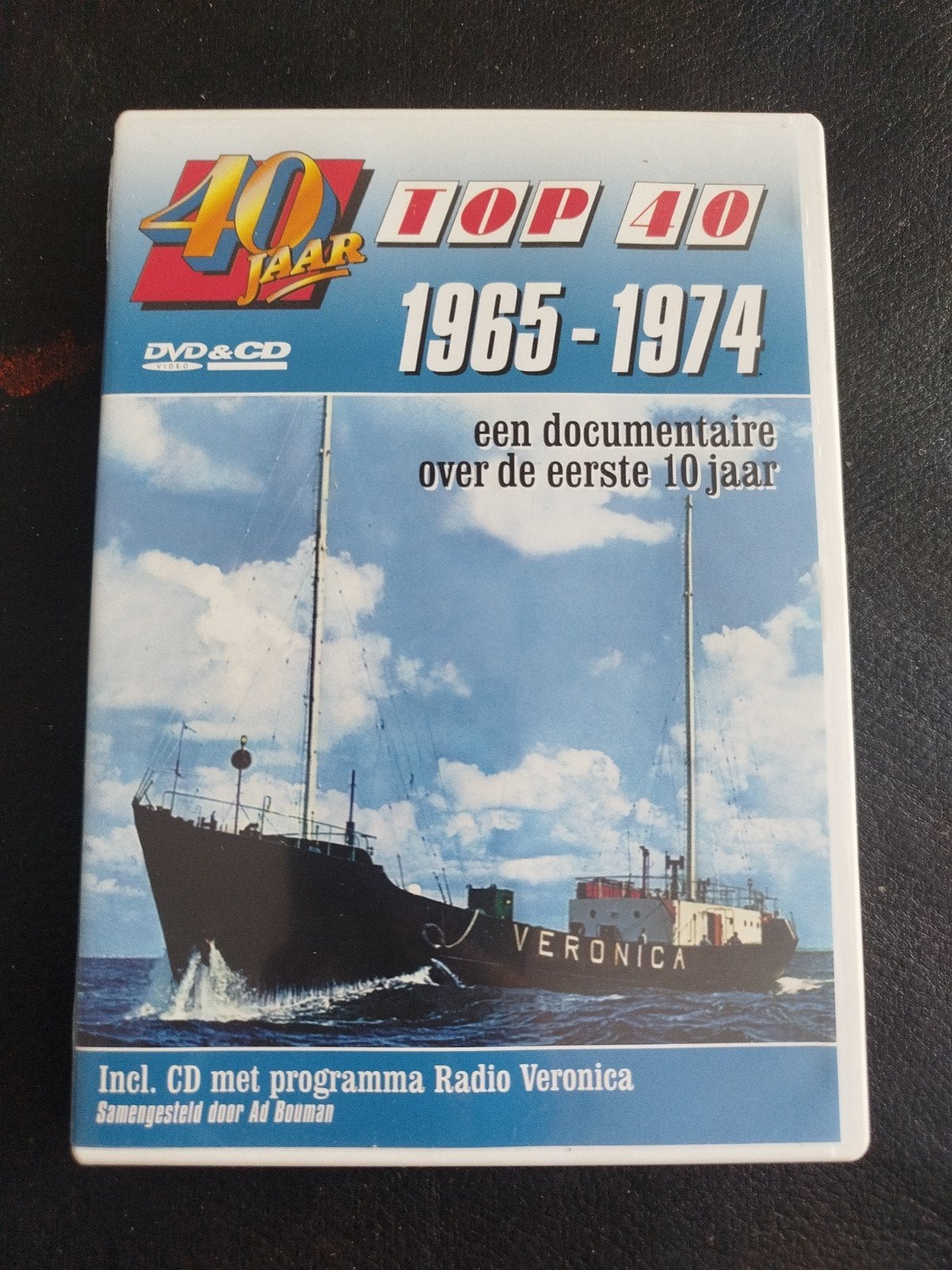 40 JAAR TOP 40 1965-1974 DVD+CD RADIO VERONICA PROGRAMMA, Cd's en Dvd's, Inclusief doosje, Ophalen of Verzenden, Zo goed als nieuw