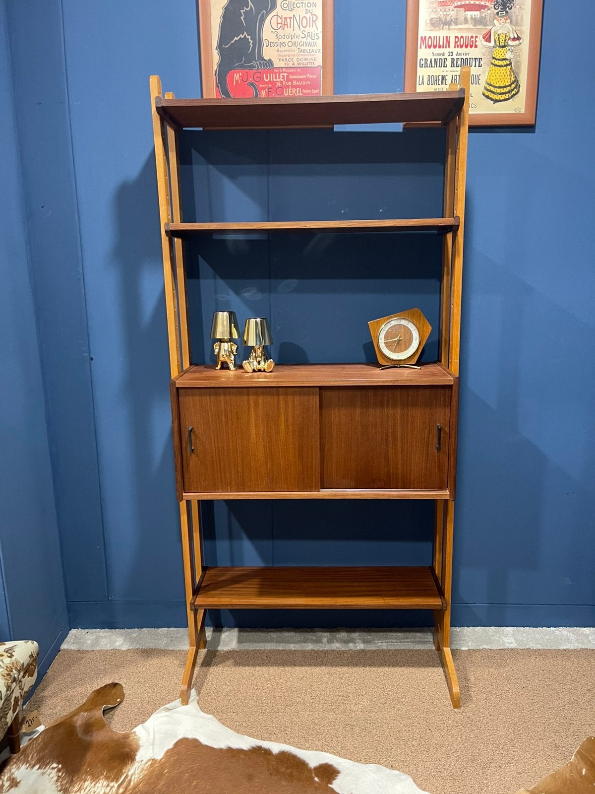 Vintage design modulair wandkast Simpla Lux, Huis en Inrichting, Kasten | Wandmeubels, Ophalen, O, O, O