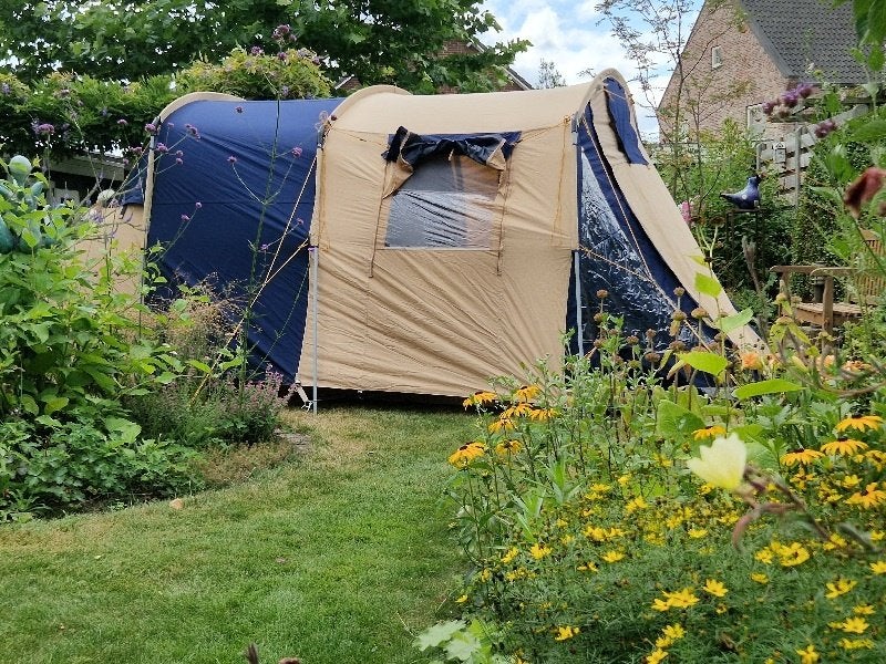 grote tent voor 4 personen, Caravans en Kamperen, Ophalen, Gebruikt, Tot en met 4