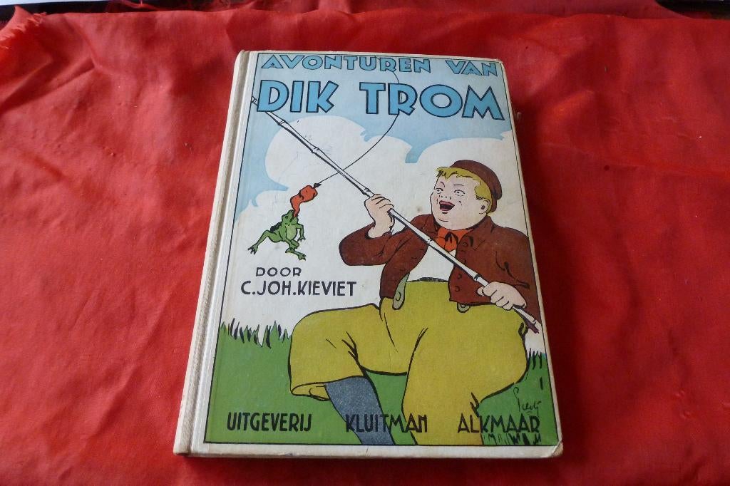 Avonturen van Dik Trom - C.Joh. Kieviet oude 8e druk (b 32, Gelezen, Non-fictie, C. Joh. Kieviet, Ophalen of Verzenden