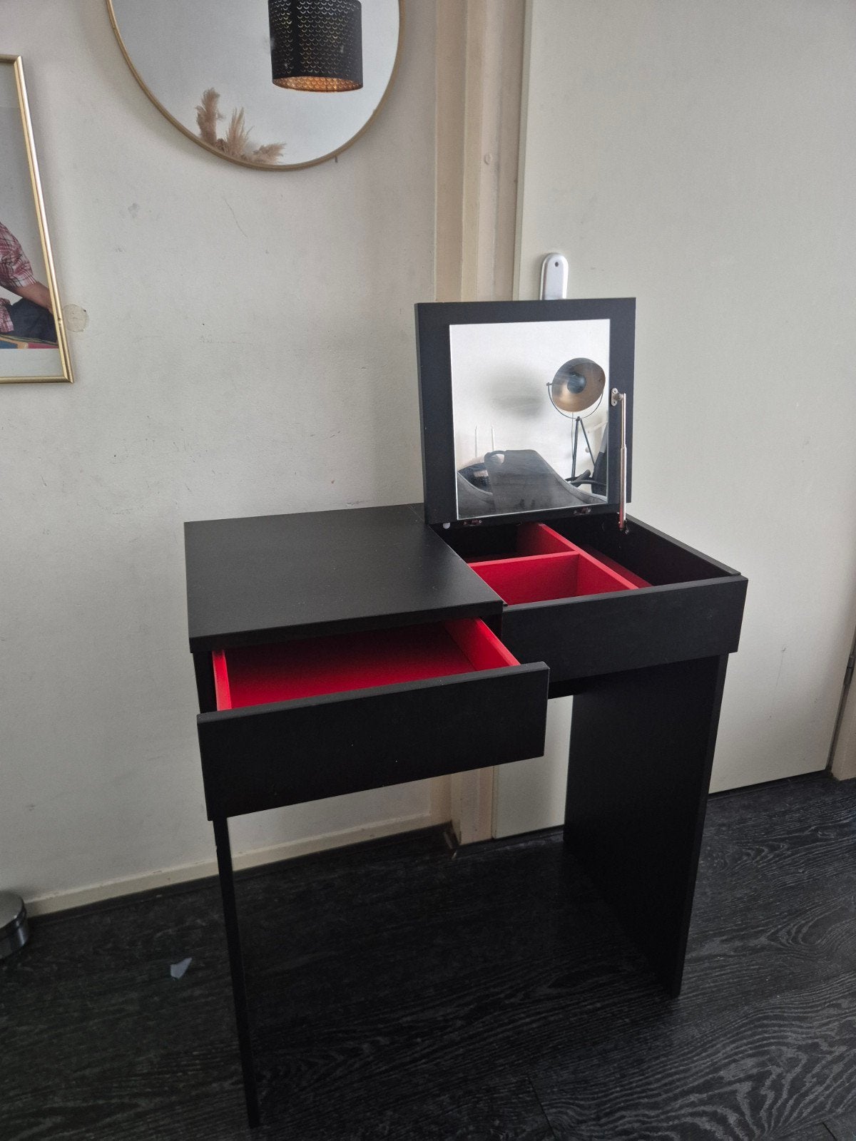 IKEA BRIMNES toilettafel zwart, Ophalen of Verzenden, Zo goed als nieuw, 50 tot 100 cm, Minder dan 100 cm