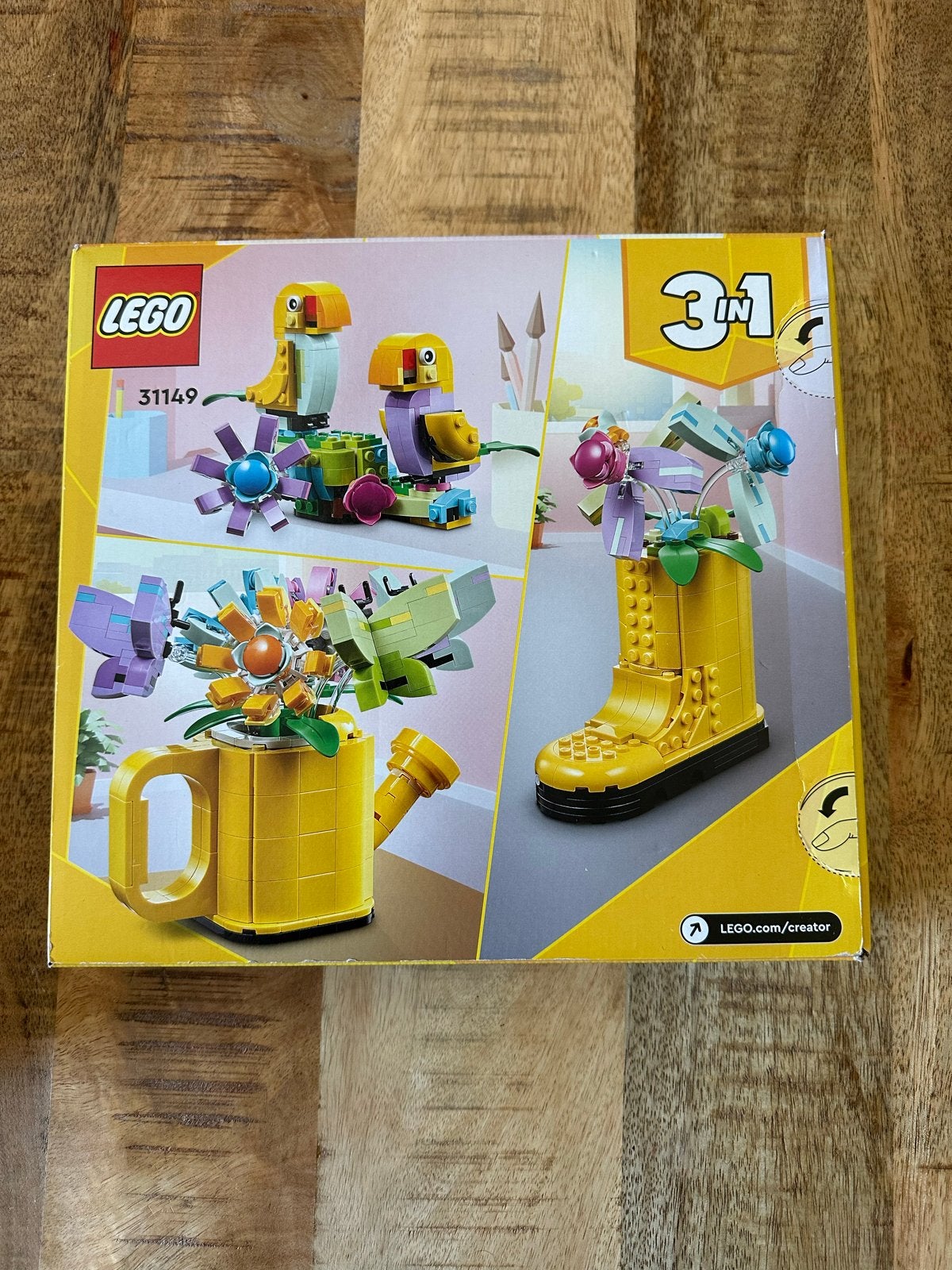 Nieuw! LEGO Creator 31149 Bloemen in Gieter - Ongeopend, Lego, Nieuw, Ophalen of Verzenden, Inclusief doos