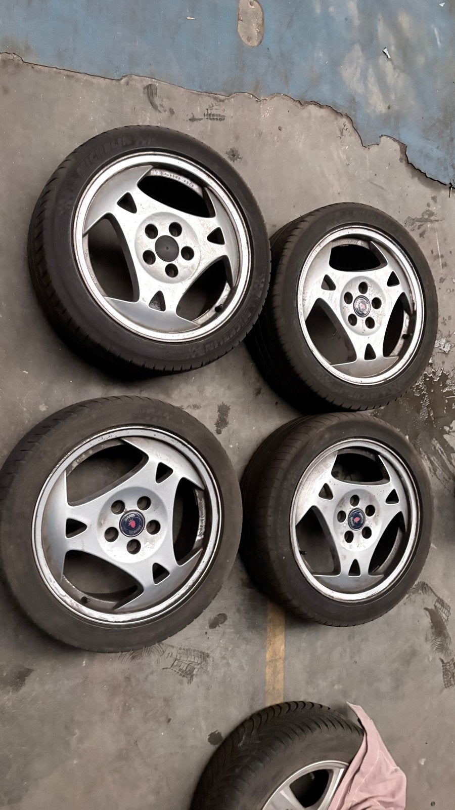 Saab Banden met Velgen - aero 9-5, Auto-onderdelen, Ophalen, Gebruikt, Banden en Velgen