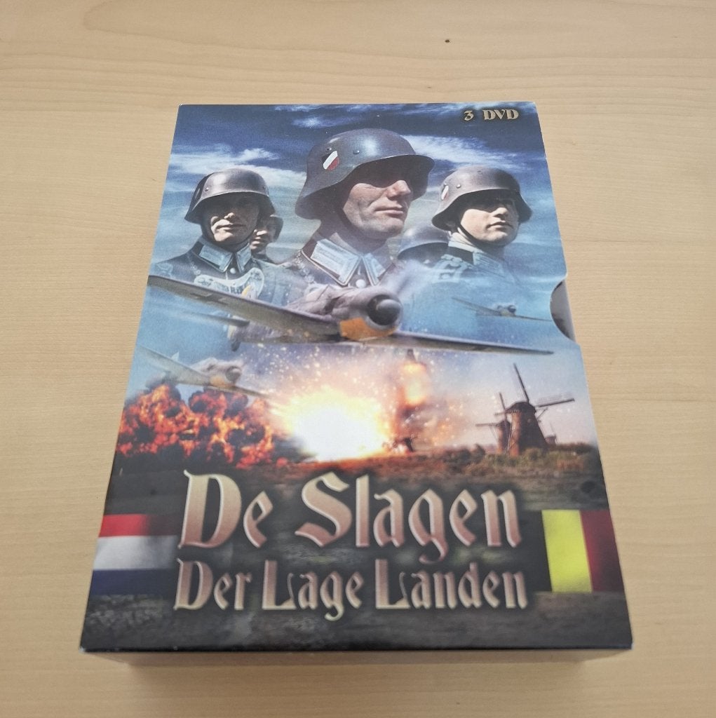 DVD-box De Slag der Lage Landen - Tweede Wereldoorlog, Verzamelen, Militaria | Tweede Wereldoorlog, Ophalen of Verzenden, Overige soorten