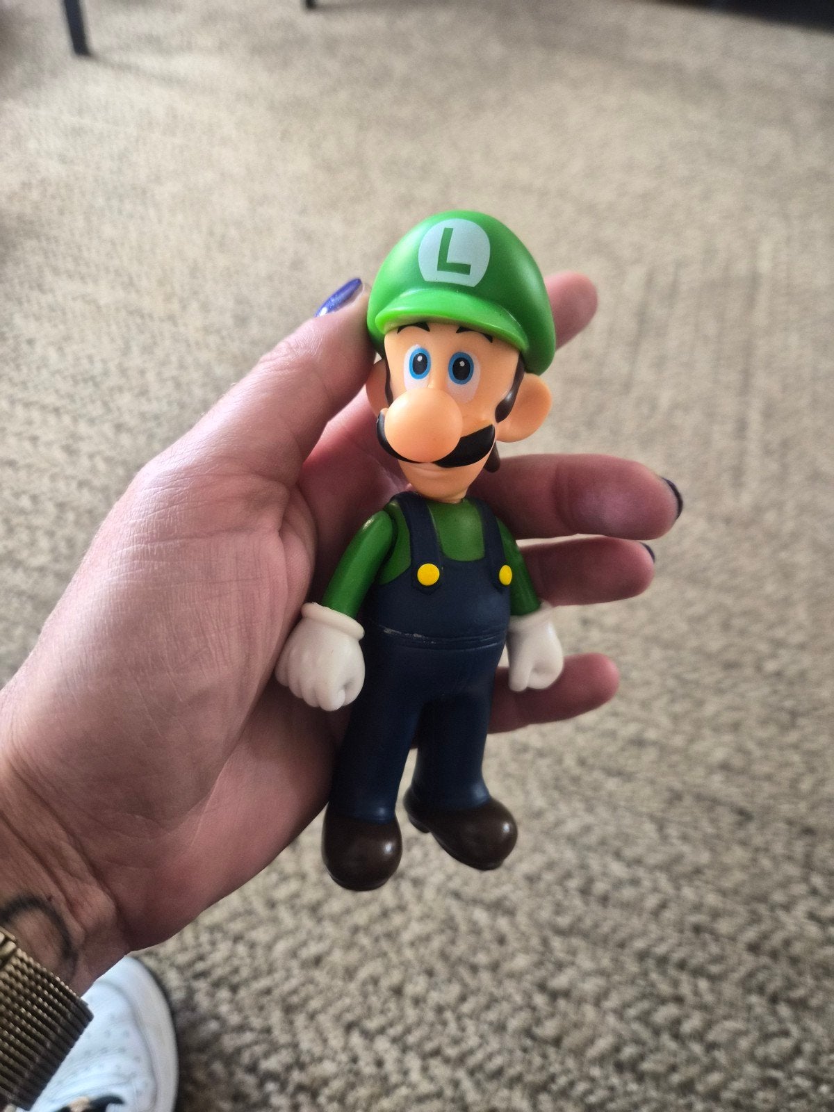 Luigi actiefiguur - Super Mario Bros. verzamelobject, Ophalen, Gebruikt