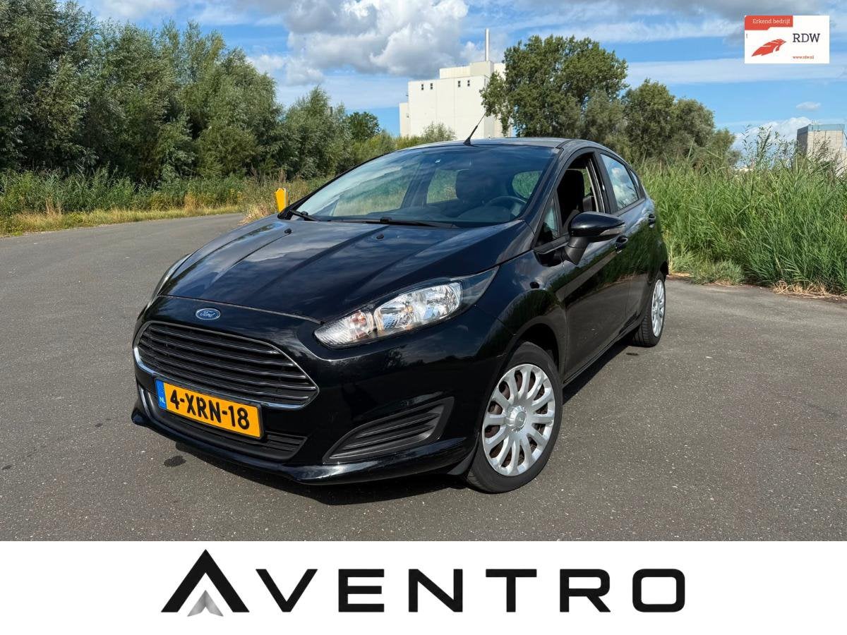 Ford Fiësta 1.0 2014 | Dealer auto | DB Riem VV! | Cruise, Stof, 40 €/maand, Zwart, 525 kg
