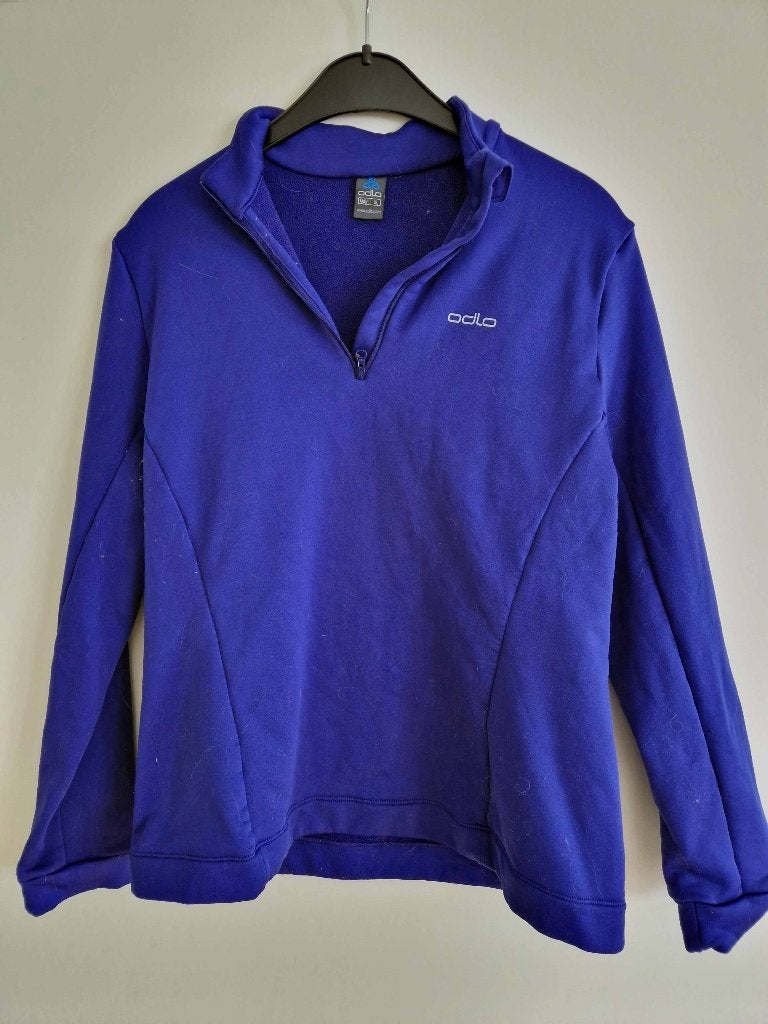 Odlo shirt lady XL, zgan, Blauw, Maat 46/48 (XL) of groter, Ophalen of Verzenden, Zo goed als nieuw