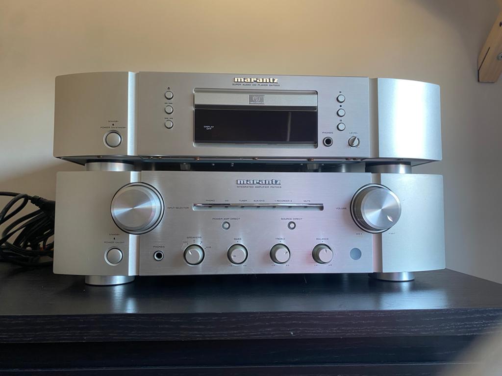 Marantz PM7003 + SA7003 Reference HiFi Set, Ophalen of Verzenden, Zo goed als nieuw, Overige merken