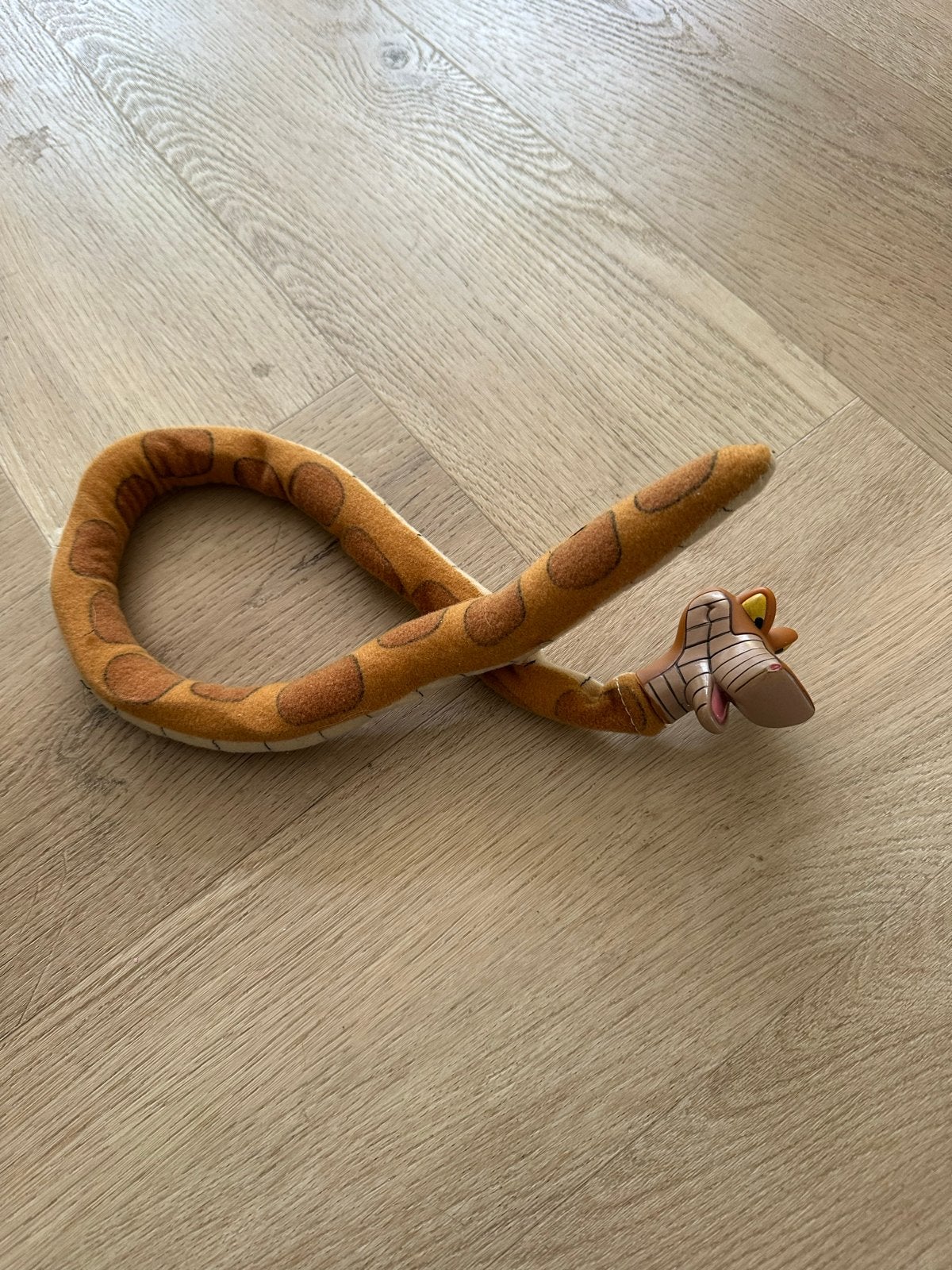 Kaa de slang knuffel uit Jungle Book - Disney, Gebruikt, Disney, Overige typen, Ophalen of Verzenden