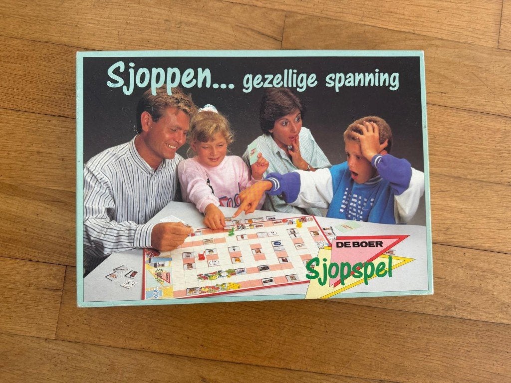 Sjoppen... gezellige spanning - Het Sjoppenspel, Hobby en Vrije tijd, Gezelschapsspellen | Bordspellen, Een of twee spelers, Ophalen of Verzenden