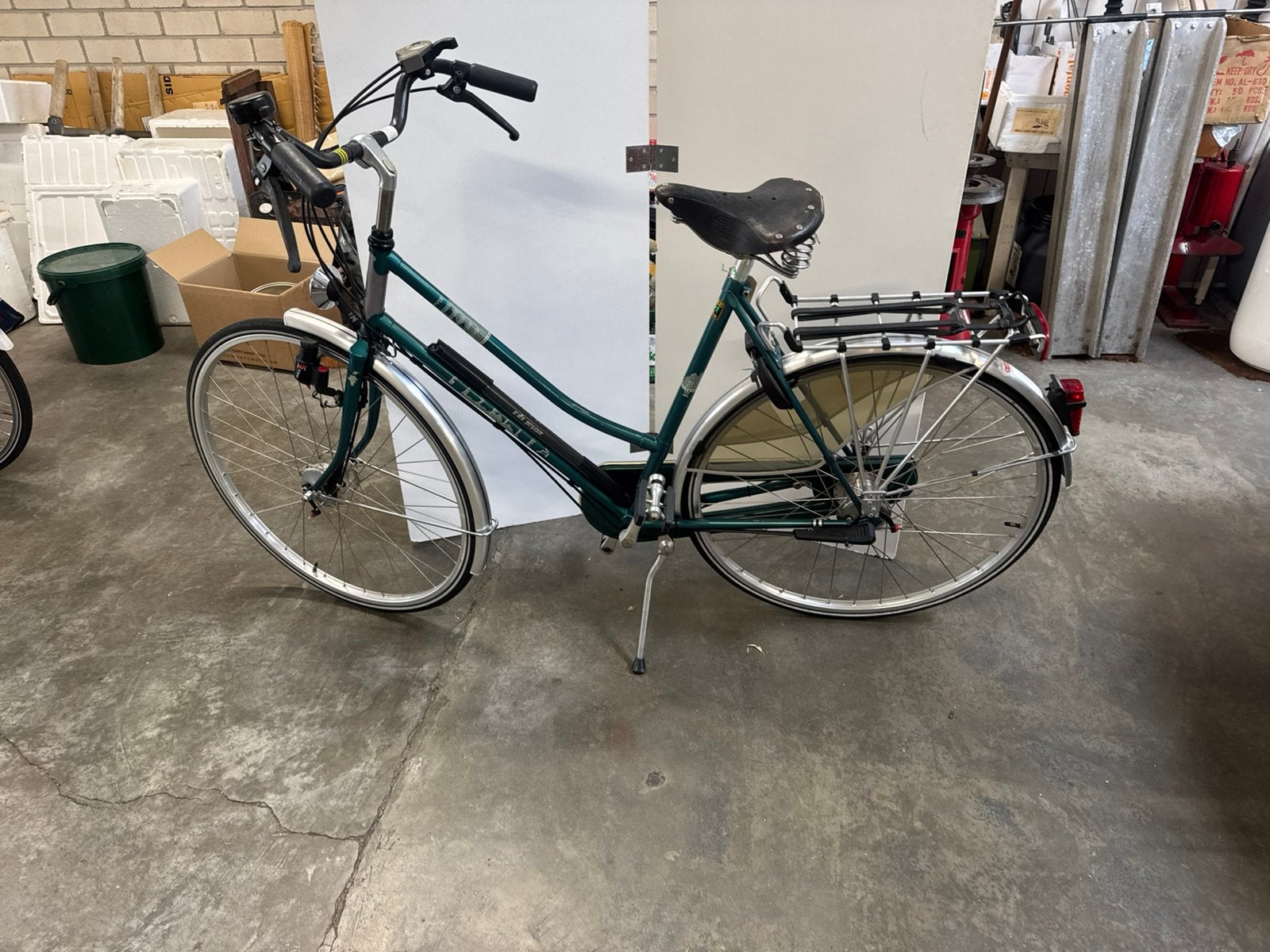 Gazelle damesfiets kleur groen (Nr: 2287), Ophalen, Gebruikt, Versnellingen, 56 cm of meer