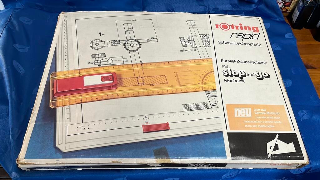 Tekenplaat Rotring Rapid A3 met toebehoren, Hobby en Vrije tijd, Tekenen, Ophalen of Verzenden, Gebruikt, Overige typen