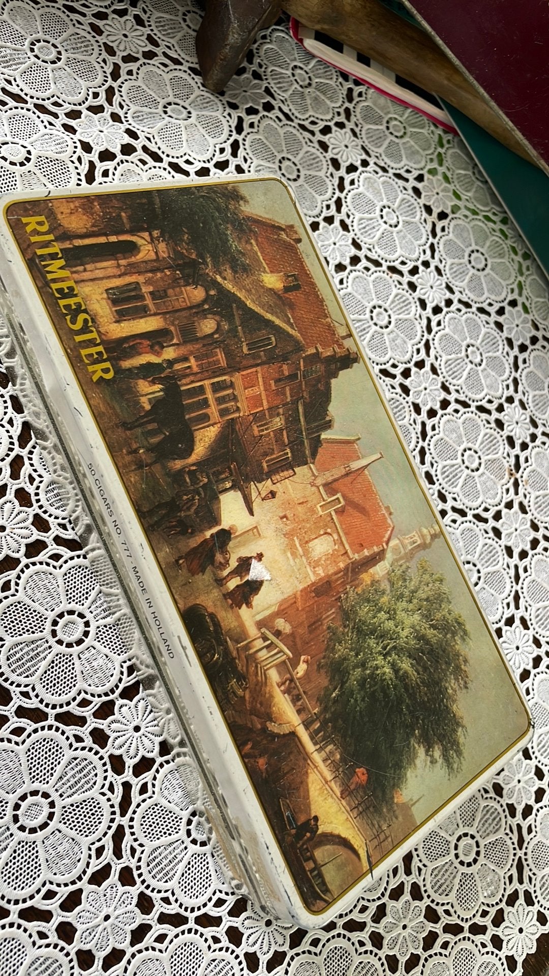 Ritmeester 50 cigars no 777 made in Holland, Verzamelen, Ophalen of Verzenden, Zo goed als nieuw, Overige