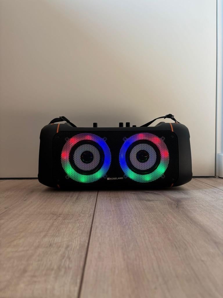 Roseland muziek box, Audio, Tv en Foto, Luidsprekers, Zo goed als nieuw, Minder dan 60 watt, Front, Rear of Stereo speakers, Ophalen