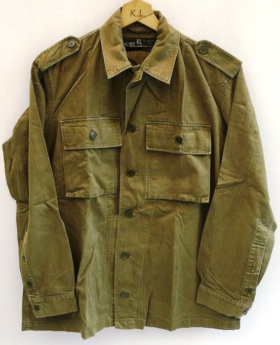 Jas, Gevechts, Uniform, M67, Maat: 96-100, KL, 1972.(Nr.3), Ophalen of Verzenden, Landmacht, Nederland, Kleding of Schoenen