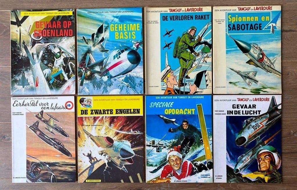 Tanguy en Laverdure 26 eerste druk albums/ in topconditie !!, Ophalen of Verzenden, Zo goed als nieuw, Uderzo & Goscinny, Meerdere stripboeken