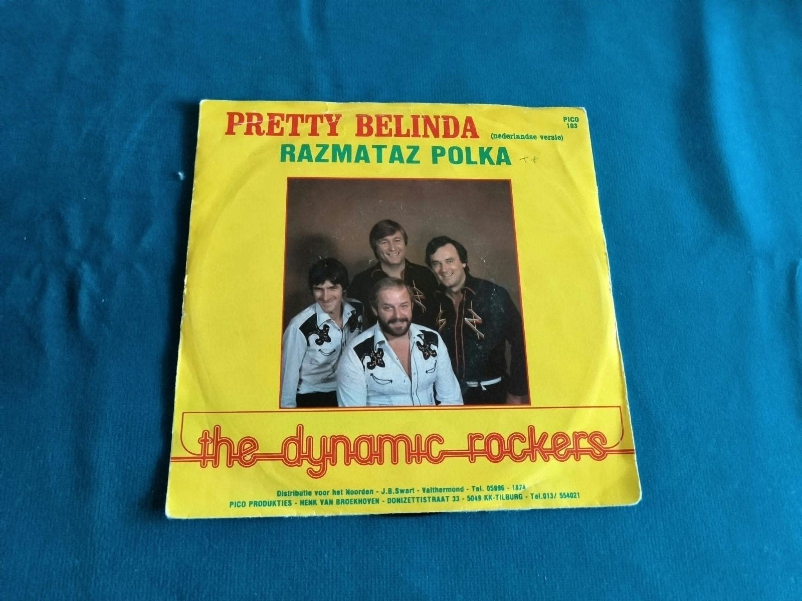 The Dynamic Rockers - Pretty Belinda / Polka (Single, Gebruikt, 7 inch, EP, Nederlandstalig