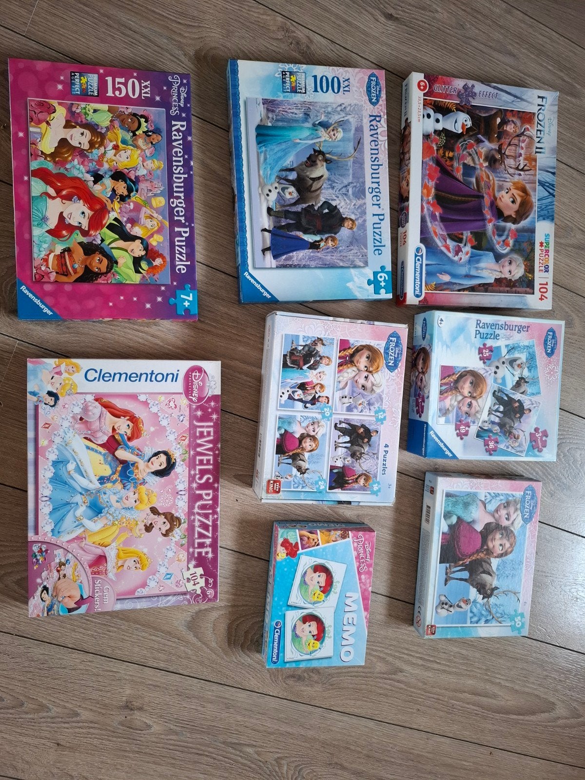 puzzels en 1 memory spel, Ophalen, 10 tot 50 stukjes, Zo goed als nieuw