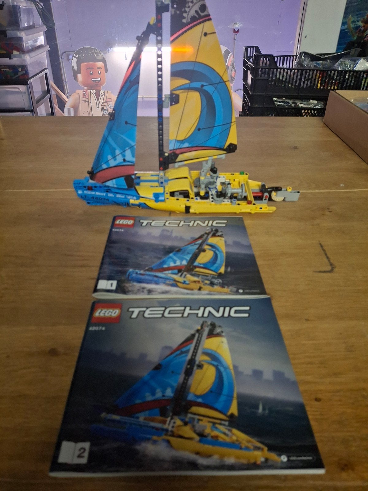 lego Technic racejacht boot nr 42074, Gebruikt, Lego, Ophalen of Verzenden, Technic