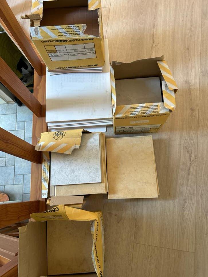 Monocalibro 20x20 cm en 20x25 cm tegels, Ophalen, Keramiek, Nieuw, 5 tot 10 m²