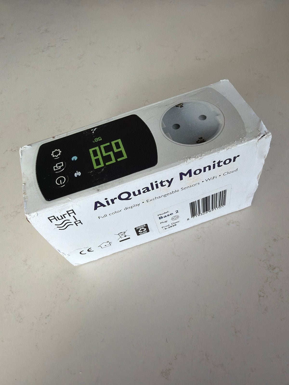 Aura Air AirQuality Monitor - Nieuw in doos, Doe-het-zelf en Verbouw, Ophalen of Verzenden, Nieuw