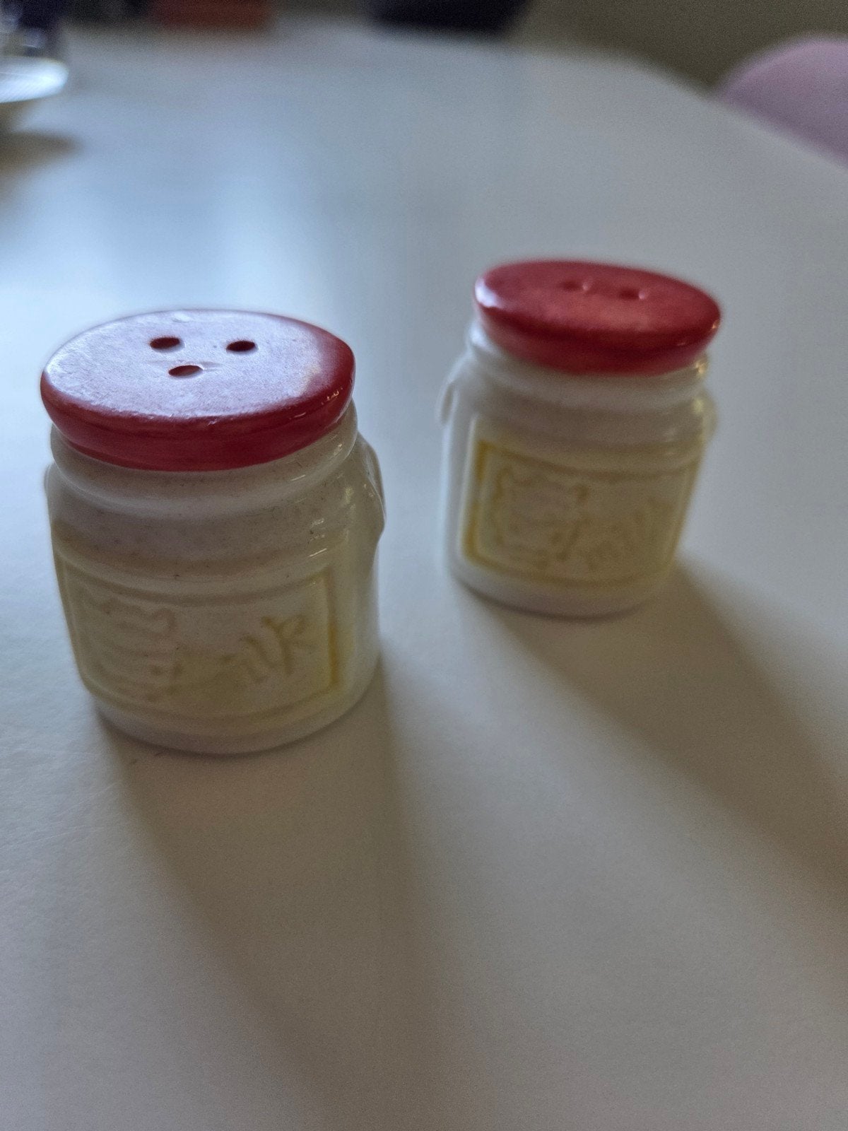 Peper- en zoutstel in melkvat-vorm, Ophalen of Verzenden