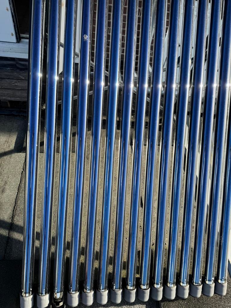 Zonnecollector vacuumbuizen heatpipes, Gebruikt, Overige typen, Minder dan 60 cm, Ophalen of Verzenden