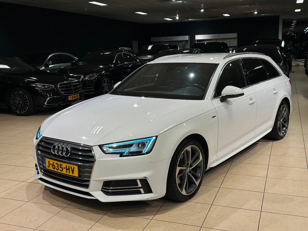 Audi A4 Avant 2.0 TFSI ultra S-LINE/VIRTUAL/KEYLESS/LEDER/AU, Auto's, Audi, Gebruikt, 1984 cc, 1435 kg, Wit