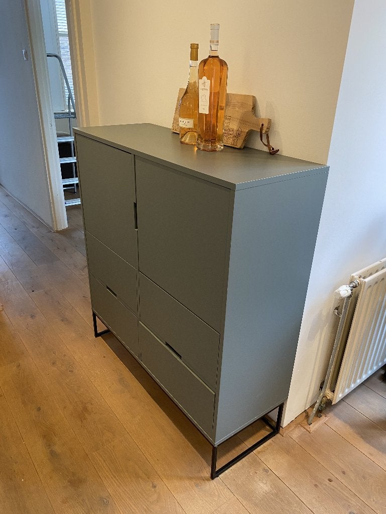 Tenzo Lipp Wandkast - Mintgroen, Met deur(en), 100 tot 150 cm, Zo goed als nieuw, Minder dan 150 cm