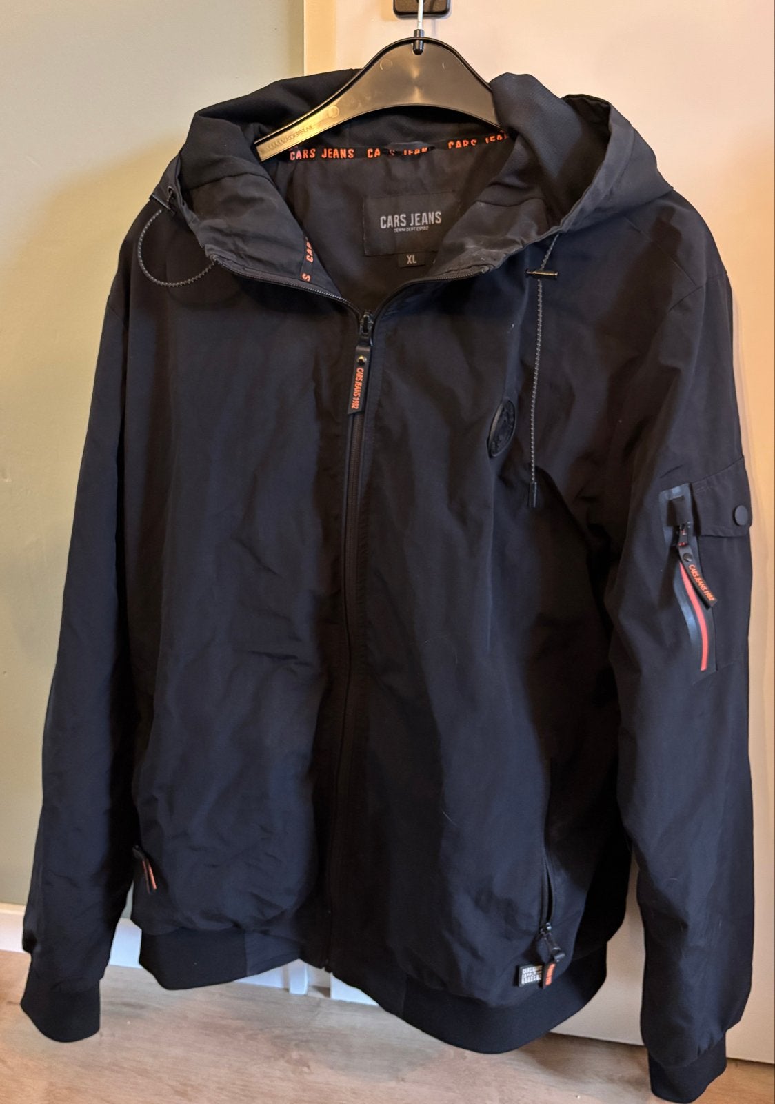 Cars Jeans herenjas - Zwart - Maat XL, Kleding | Heren, Ophalen of Verzenden, Zo goed als nieuw, Maat 56/58 (XL), Zwart