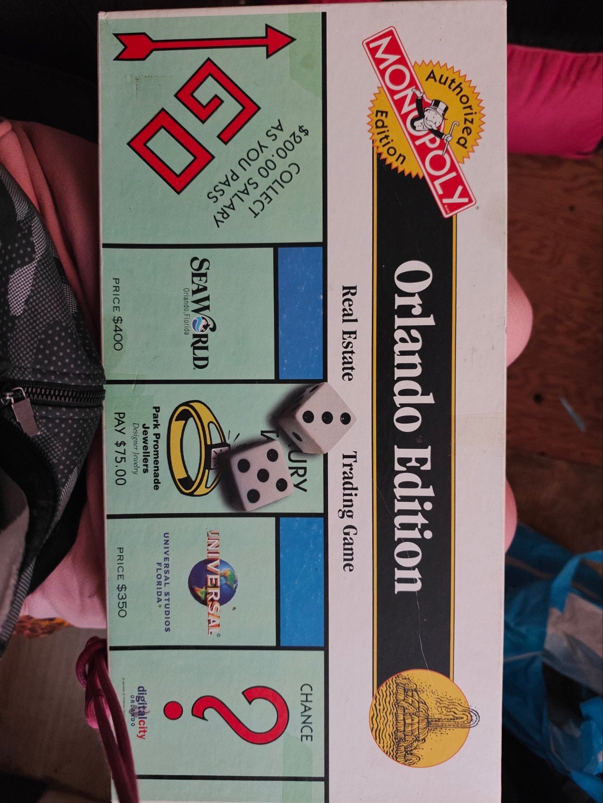 Monopoly Orlando Edition, Hobby en Vrije tijd, Gezelschapsspellen | Bordspellen, Ophalen, Gebruikt