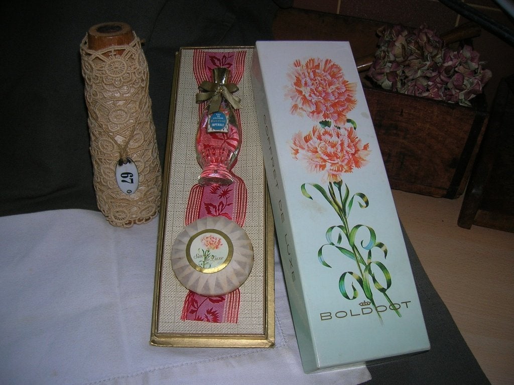 Boldoot vintage geschenkdoos e.d.c. Imperiale + zeepje, Verzamelen, Ophalen of Verzenden, Zo goed als nieuw, Overige typen, Gevuld