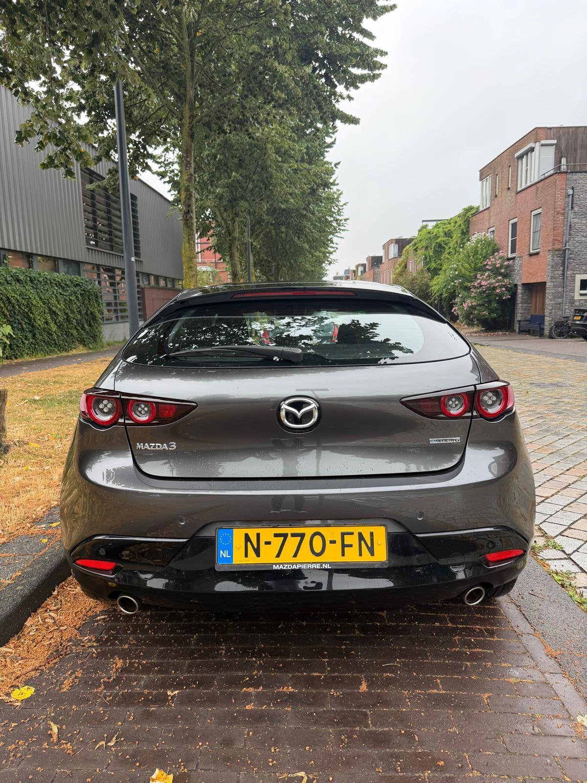 Mazda 3 Skyactiv-g 122pk 2021 Grijs, Auto's, Mazda, Voorwielaandrijving, 1998 cc, Stof, 1280 kg