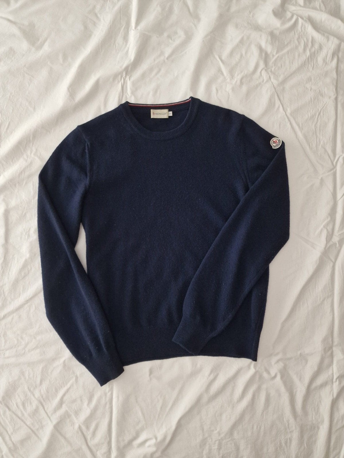 Moncler trui, Kleding | Heren, Truien en Vesten, Moncler, Blauw, Ophalen of Verzenden, Gedragen