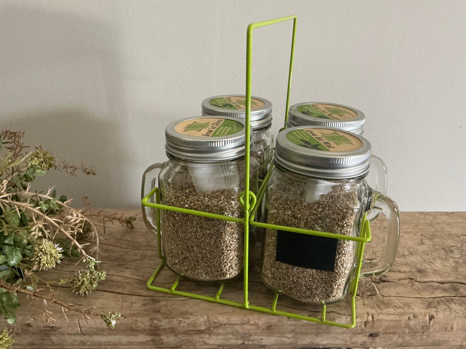 NIEUW 4 potten om kruiden te kweken AANBIEDING, Ophalen of Verzenden, Nieuw, Kweekbak